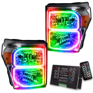 Ford F250 Headlight Assembly - ORACLE Lighting - ColorSHIFT w/ 2.0 Controller - `11-`16